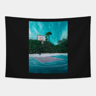 Beach Basketball Tapestry