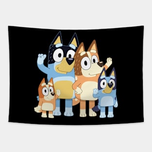 BLUEY FAMS FANS Tapestry