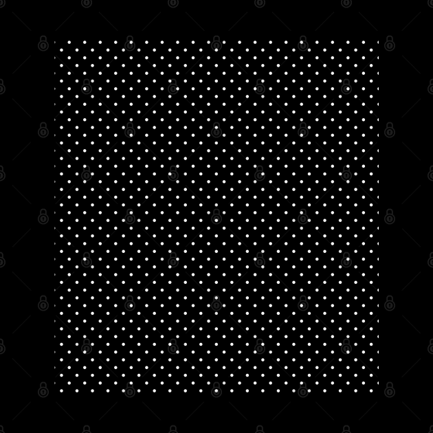 black and white polka dot pattern by Spinkly