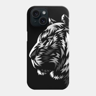 Tribal profile tiger Phone Case