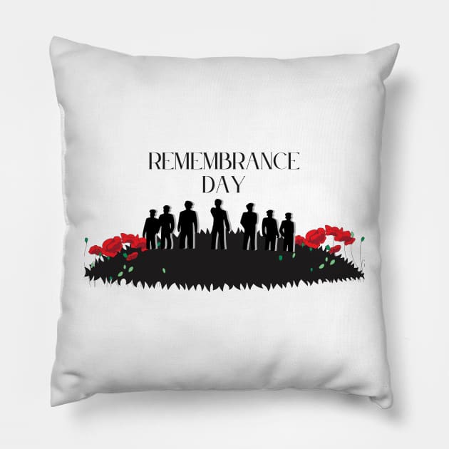 Canada Remembrance Day Pillow by Ranawat Shop