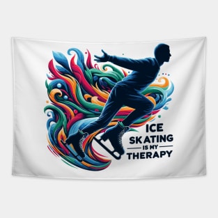 Ice Skating Tapestry