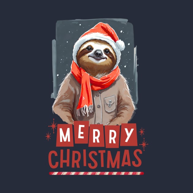 Sloth Christmas by Trip Tank