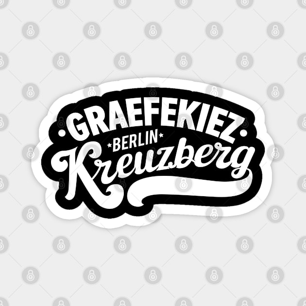 Graefekiez Vibes – Berlin Kreuzberg Magnet by Boogosh