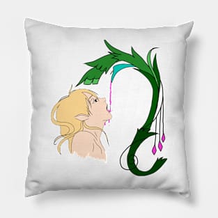 Copy of Elf drinking from a flower Pillow