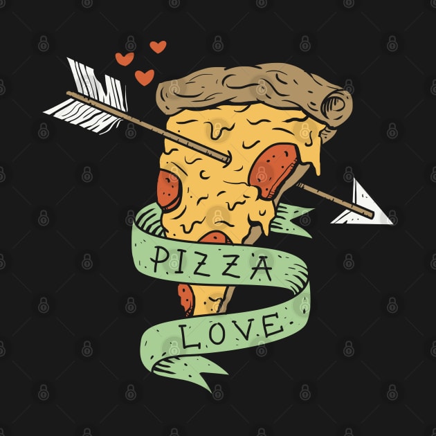 Pizza Love by Vincent Trinidad Art