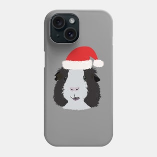 Christmas Black and White Guinea Pig Phone Case