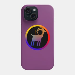 Antelope 1.0. Rainbow and black Phone Case