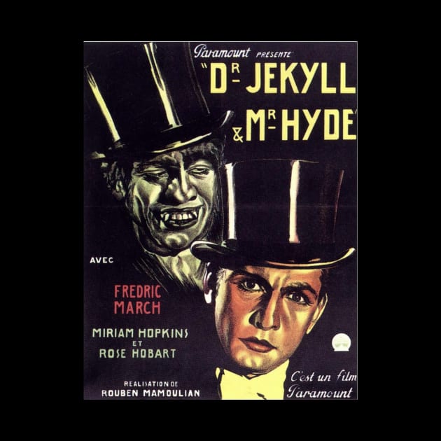 Classic Horror Movie Poster - Dr. Jekyll and Mr. Hyde by Starbase79