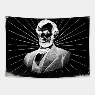 grunge abraham lincoln Tapestry