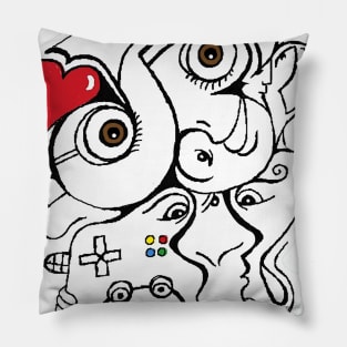 JB Patriot doodleflow Pillow