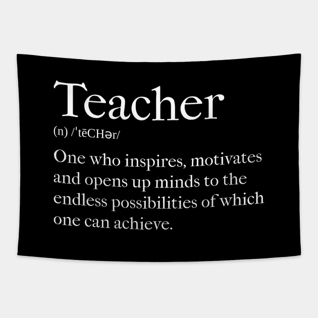 Teacher Tapestry by CANVAZSHOP