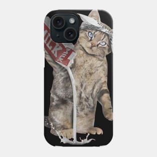 Funny Cat Drop milk for the Homies Phone Case