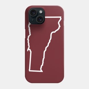 Vermont Outline Phone Case