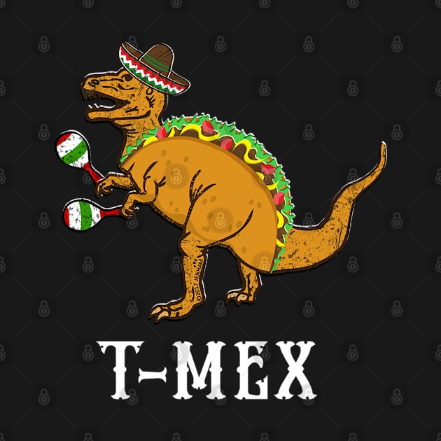 Funny Cinco De Mayo Celebrations Gifts, Dino Tacosaurus TRex by hugandmug