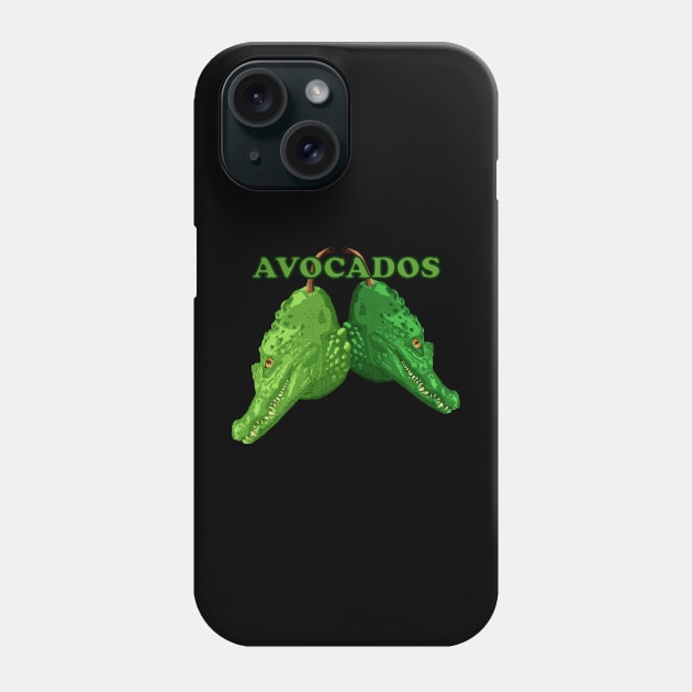 Avocados - A Handsome Pair of Alligator Pears Phone Case by PinnacleOfDecadence