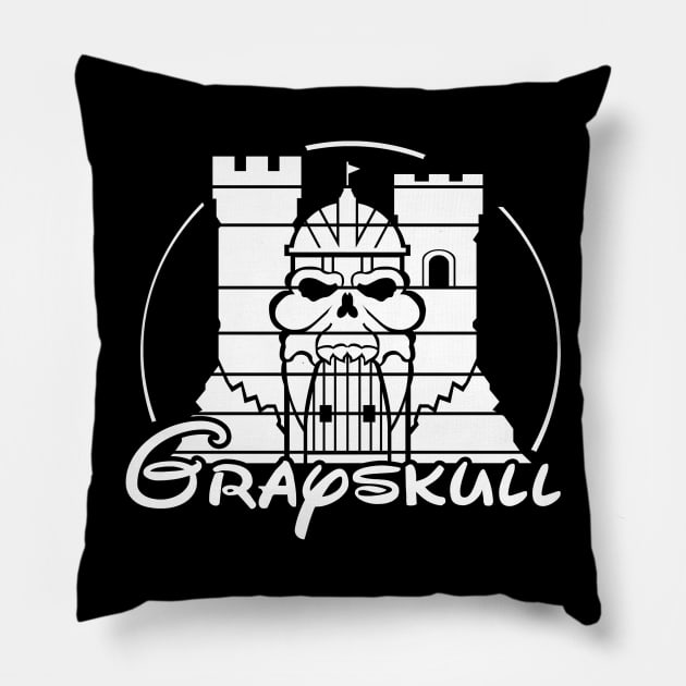 The Coolest Castle In The Universe Pillow by HandsOffMyDinosaur