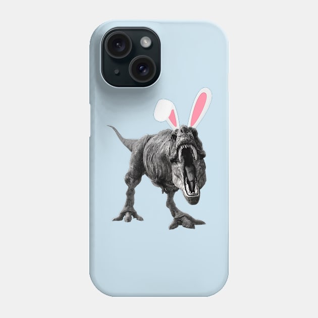 Easter T REX Bunny Ears Phone Case by Kristalclick 