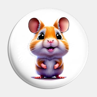 Hamster front back Pin