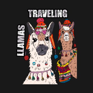 tourists llamas traveling T-Shirt