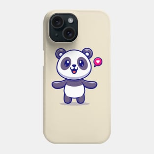 Cute Panda Cartoon Phone Case