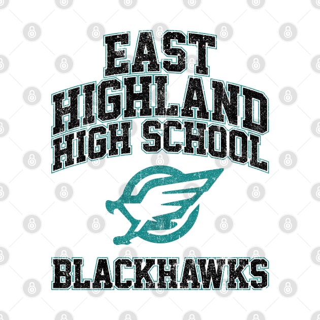 East Highland High School Blackhawks (Variant) by huckblade