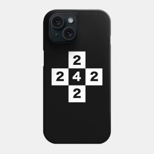 geometric 2  4  2 Phone Case