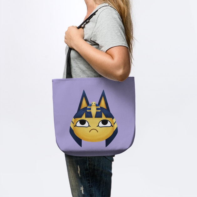 Ankha Animal Crossing Egyptian Cat Tote Teepublic