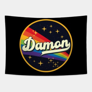 Damon // Rainbow In Space Vintage Style Tapestry