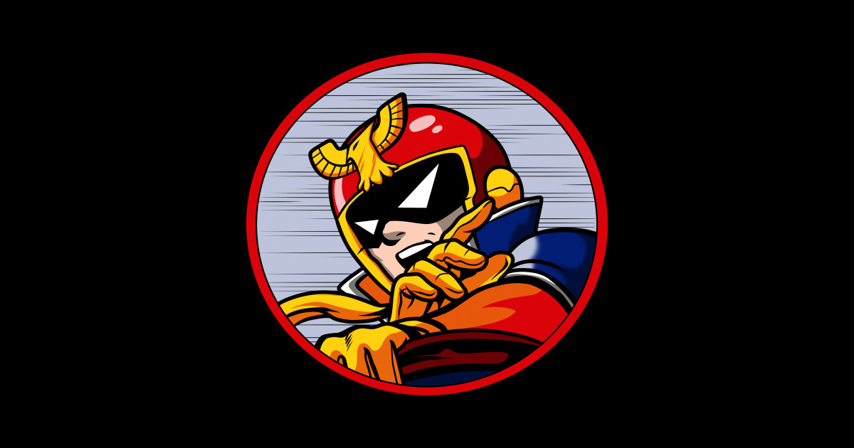 Falcon Racer - Super Smash Brothers - Sticker | TeePublic