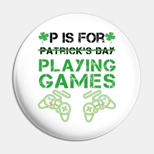 p is for playing games Pin