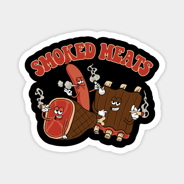 Smoked Meats Magnet by art of gaci