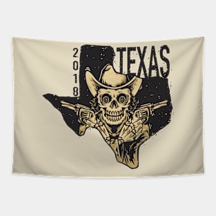 Texas Black Tapestry