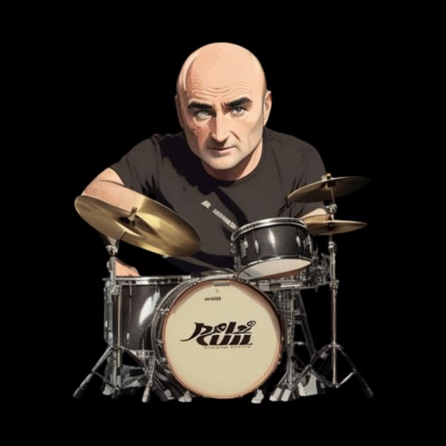 phil collins // vektor art design v8 by girls store