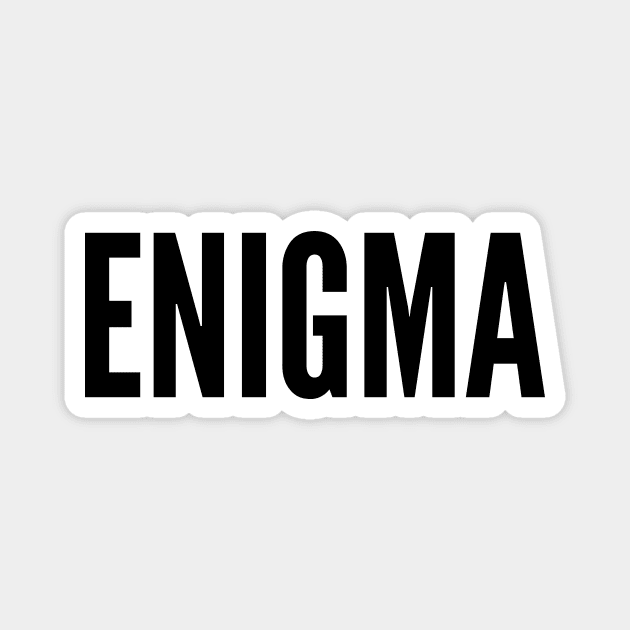 Enigma Magnet by Chalk and Charcoal 