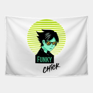 Funky chick gift Tapestry