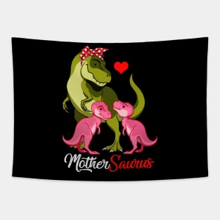 Mothersaurus T-Shirt T-rex Mother Saurus Dinosaur Tapestry