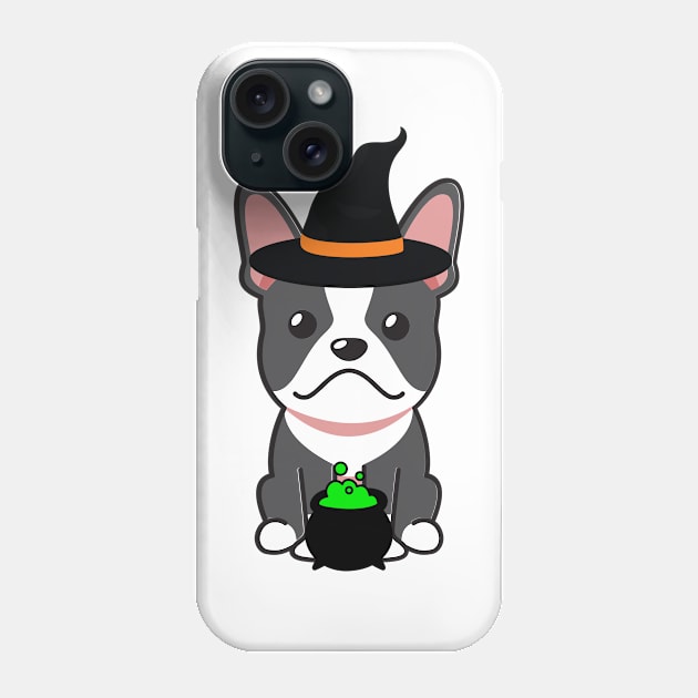 Cute french bulldog is a witch Phone Case by Pet Station