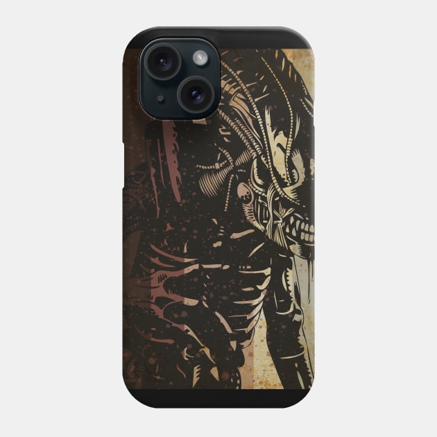 Hunter Xenomorph Phone Case by CTShirts