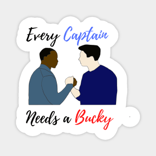 every captain needs a bucky Magnet