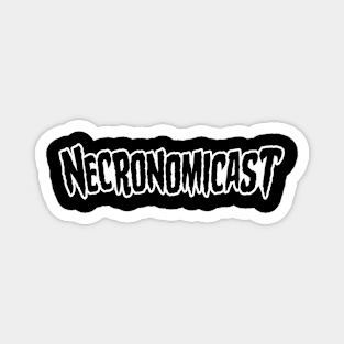 Necronomicast B&W Logo Magnet