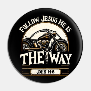 follow jesus he is the way john 14:6 Pin