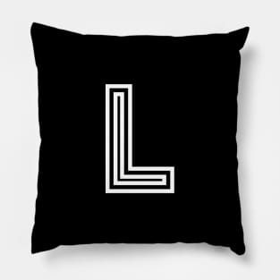 Letter L Pillow