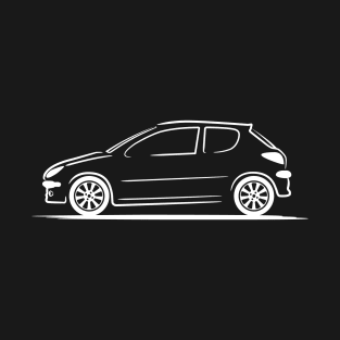 Peugeot 206 White T-Shirt