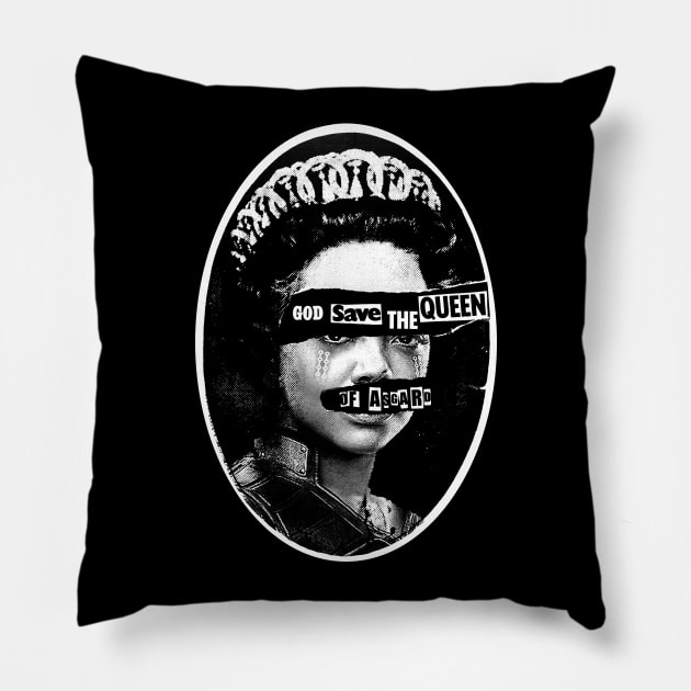 God Save The Queen Of Asgard - Valkyrie Pillow by alarts