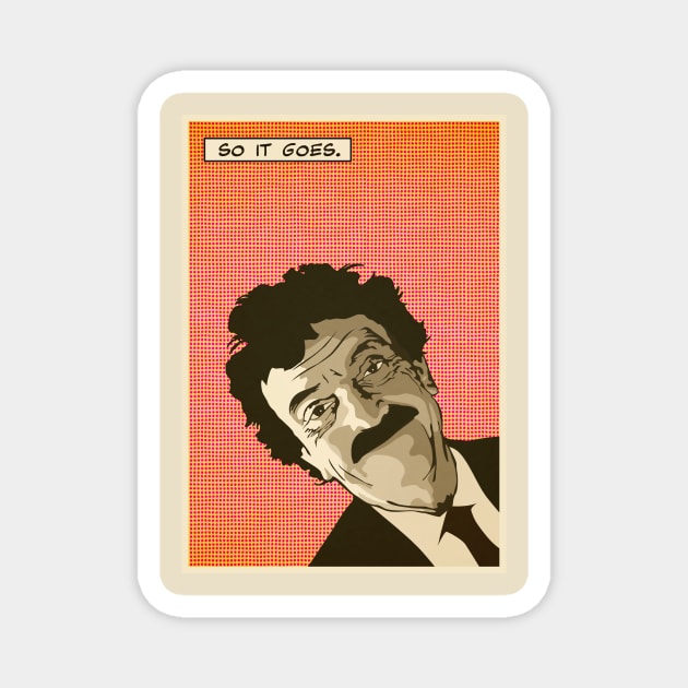 KURT VONNEGUT JR Magnet by NEOPREN