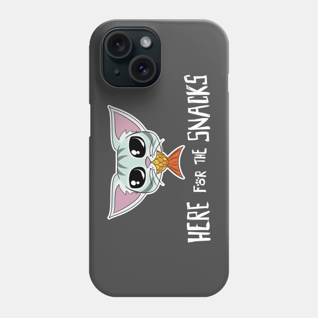 Kitten Snack Time Phone Case by Dustinart