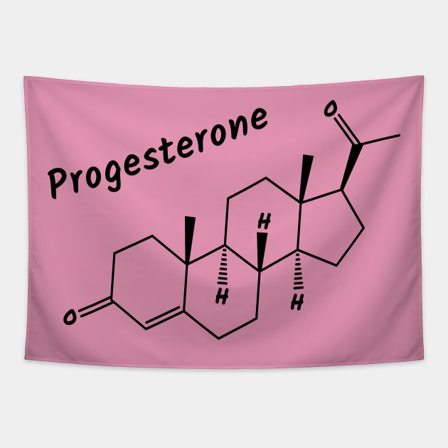 Progesterone  Hormone Tapestry by Polyart