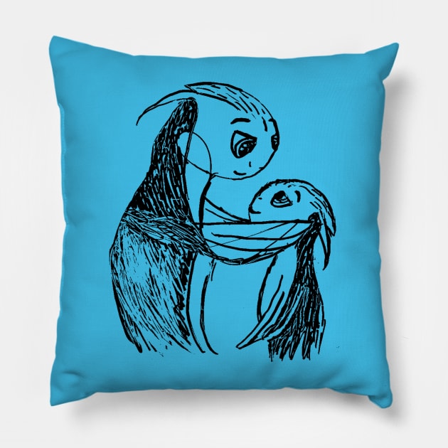 Scribble Pillow by Bubba C.