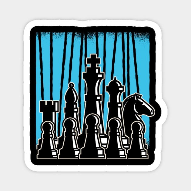 Chess Figures Chess Magnet by tobye